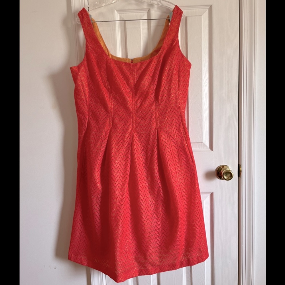 Jones Studio Coral Dress with Pockets